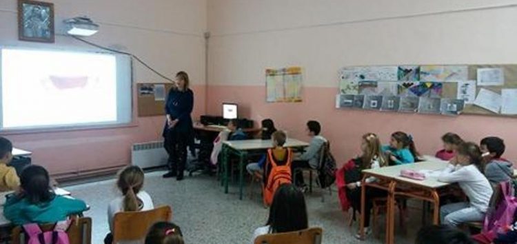 Βιωματική επίδειξη στοματικής υγιεινής στο δημοτικό σχολείο Μελίτης