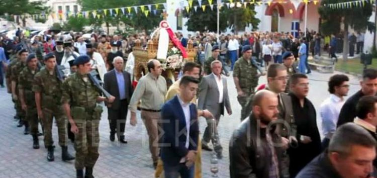 Ο εορτασμός των πολιούχων του Αμυνταίου, Αγίων Κωνσταντίνου και Ελένης (video)