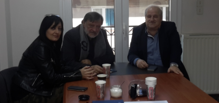 Συνάντηση του βουλευτή Φλώρινας Κωνσταντίνου Σέλτσα με τον δήμαρχο Πρεσπών