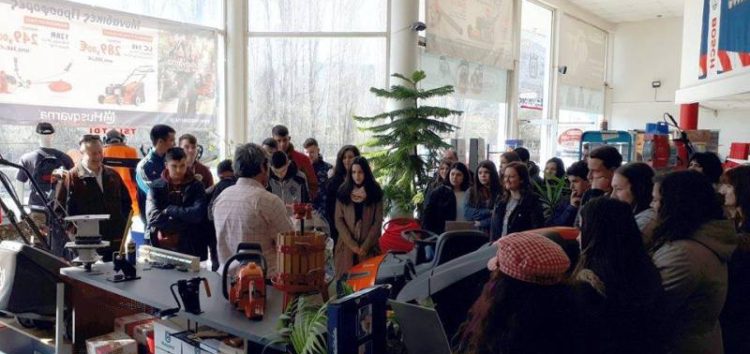 Επίσκεψη μαθητών του ΕΠΑΛ Φλώρινας στο κατάστημα Σιάμκουρης