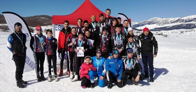 Με 18 μετάλλια επέστρεψε ο ΑΟΦ από το Πανελλήνιο Πρωτάθλημα Χιονοδρομίας