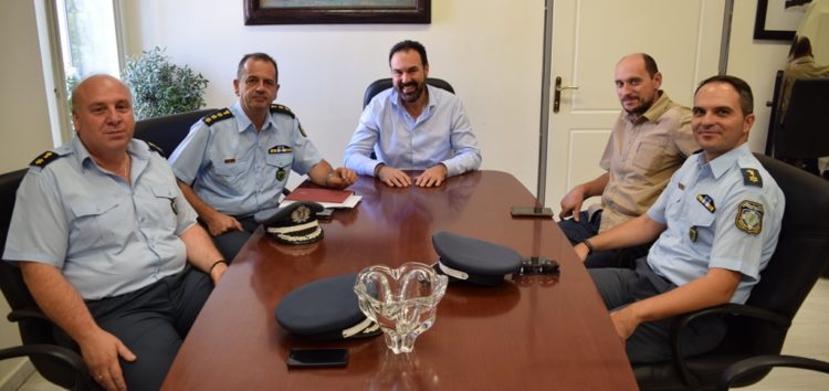 Συνάντηση του δημάρχου Φλώρινας με τον διευθυντή και τους διοικητές των τμημάτων της Διεύθυνσης Αστυνομίας Φλώρινας
