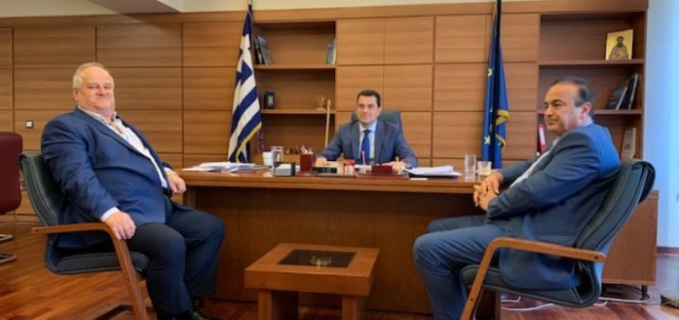Στο υπουργείο Αγροτικής Ανάπτυξης ο βουλευτής Γ. Αντωνιάδης και ο δήμαρχος Πρεσπών
