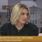 Η βουλευτής ΣΥΡΙΖΑ Φλώρινας Πέτη Πέρκα στον τηλεοπτικό σταθμό της Βουλής των Ελλήνων (video)