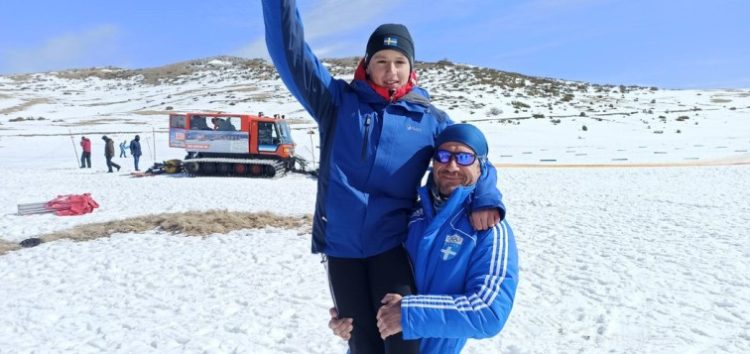 Χρυσός και αργυρός Βαλκανιονίκης στη Χιονοδρομία ο Ευάγγελος Αθανασίου