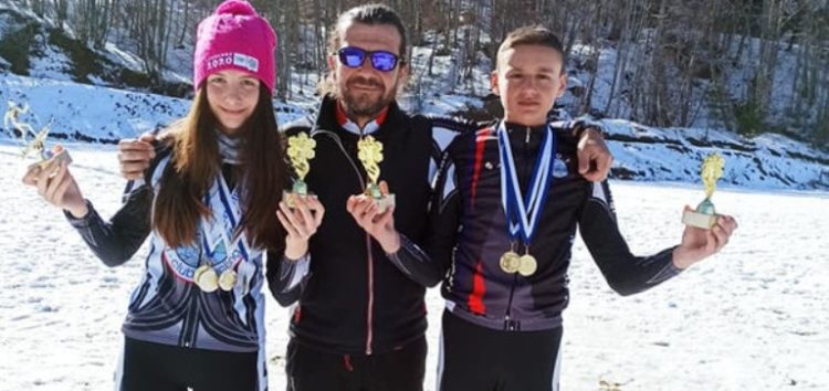 Δις χρυσοί οι Νεφέλη Τίτα και Ευάγγελος Αθανασίου στους Πανελλήνιους & FIS αγώνες Χιονοδρομίας