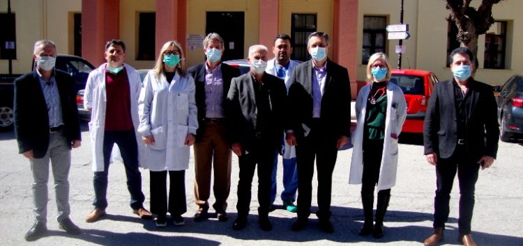 Ο Περιφερειάρχης Δυτικής Μακεδονίας Γιώργος Κασαπίδης επισκέφτηκε το Γενικό Νοσοκομείο Φλώρινας (pics)