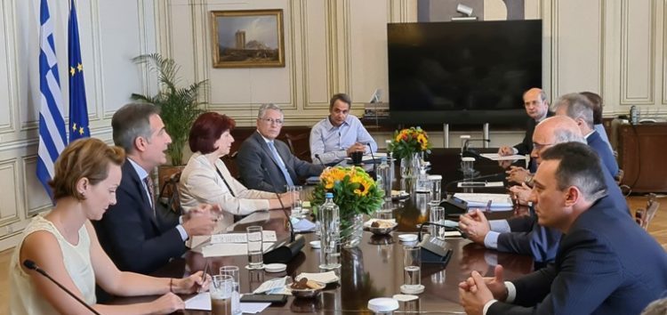 Σύσκεψη υπό τον Πρωθυπουργό Κυριάκο Μητσοτάκη για τον προγραμματισμό της μεταλιγνιτικής περιόδου
