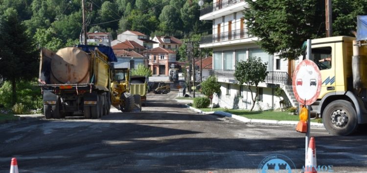 Ασφαλτοστρώσεις οδών και αποκαταστάσεις πλακόστρωτων και πεζοδρομίων στην πόλη της Φλώρινας