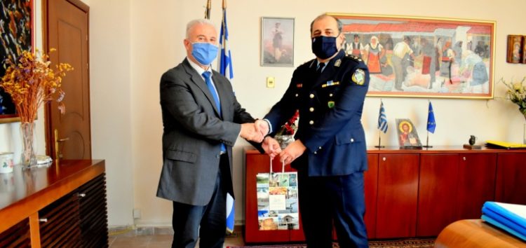 Εθιμοτυπική επίσκεψη του νέου Αστυνομικού Διευθυντή Φλώρινας Παναγιώτη Γεωργιάδη στον Αντιπεριφερειάρχη Φλώρινας