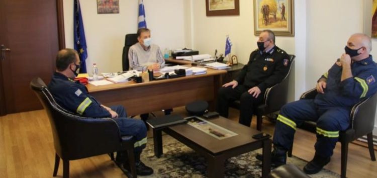 Εθιμοτυπική επίσκεψη του νέου Διοικητή της Πυροσβεστικής Διοίκησης Δυτικής Μακεδονίας στον Δήμαρχο Αμυνταίου