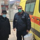 Ευχαριστήριο του Εργασιακού Σωματείου ΕΚΑΒ Δυτικής Μακεδονίας για δωρεά μέσων ατομικής προστασίας στο ΕΚΑΒ Φλώρινας