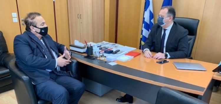 Συνάντηση του Γ. Αντωνιάδη με τον υφυπουργό Ψηφιακής Διακυβέρνησης Γ. Στύλιο