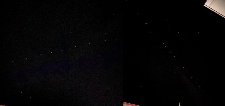 Οι δορυφόροι Starlink ορατοί και στη Φλώρινα (pics)