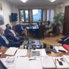 Συνάντηση του Δημάρχου Αμυνταίου Άνθιμου Μπιτάκη με τον Υφυπουργό Αγροτικής Ανάπτυξης Γιάννη Οικονόμου
