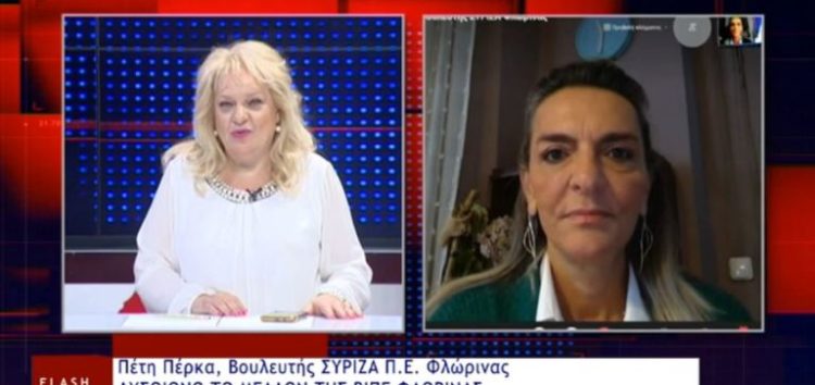 Π. Πέρκα: «Ο κ. Μητσοτάκης θα βρει μπροστά του όλη τη Δυτική Μακεδονία και την Μεγαλόπολη» (video)
