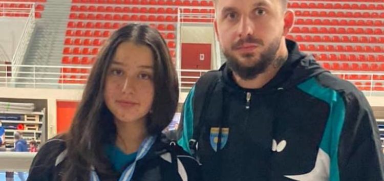 Το αργυρό μετάλλιο κατέκτησε η Αλεξία Μάλο στο Όπεν της Κοζάνης