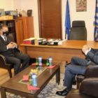 Συνάντηση του Δημάρχου Αμυνταίου με τον πρώην Υφυπουργό Εθνικής Άμυνας Αλκιβιάδη Στεφανή