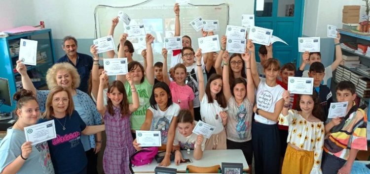 6ο δημοτικό σχολείο Φλώρινας: Συγχαρητήριο μαθητών/τριών της ΣΤ2 τάξης για συμμετοχή στον Μαραθώνιο Ανάγνωσης και στο «Adopt a ship»