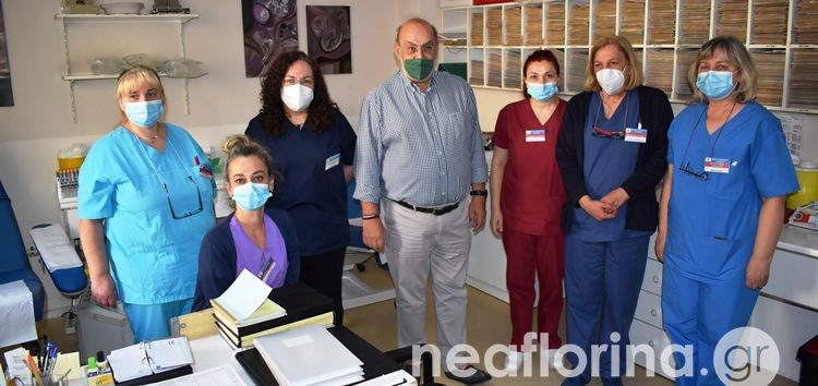Στο Νοσοκομείο Φλώρινας ο πρόεδρος του Εθνικού Κέντρου Αιμοδοσίας – Έκκληση για ενίσχυση της εθελοντικής αιμοδοσίας (video, pics)