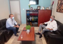 Συνάντηση του βουλευτή Γιάννη Αντωνιάδη με τον διοικητή του Νοσοκομείου Φλώρινας