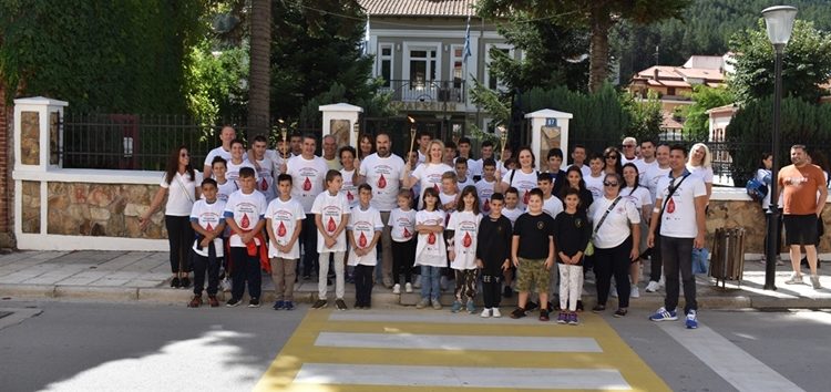 Στη Φλώρινα η 20η Πανελλήνια Λαμπαδηδρομία Εθελοντών Αιμοδοτών (pics)