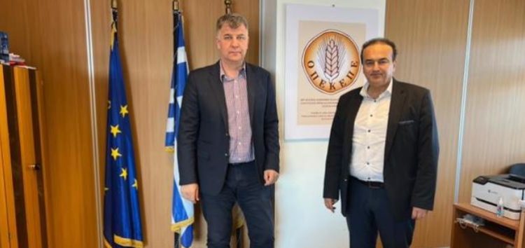 Συνάντηση του βουλευτή Γ. Αντωνιάδη με το νέο πρόεδρο του ΟΠΕΚΕΠΕ Β. Σημανδράκο