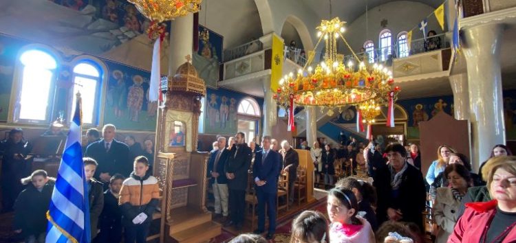 Ολοκληρώθηκαν οι λατρευτικές εκδηλώσεις στον Ιερό Ναό Αγίου Σπυρίδωνα Αχλάδας (video, pics)