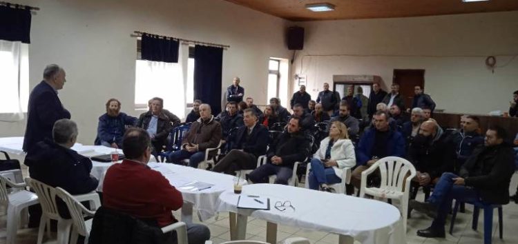 Μεγάλη η συμμετοχή των κτηνοτρόφων του Δήμου Αμυνταίου στην εκδήλωση – ενημέρωση με θέμα την «αδειοδότηση των κτηνοτροφικών εγκαταστάσεων» που διοργάνωσε η Περιφέρεια Δυτικής Μακεδονίας