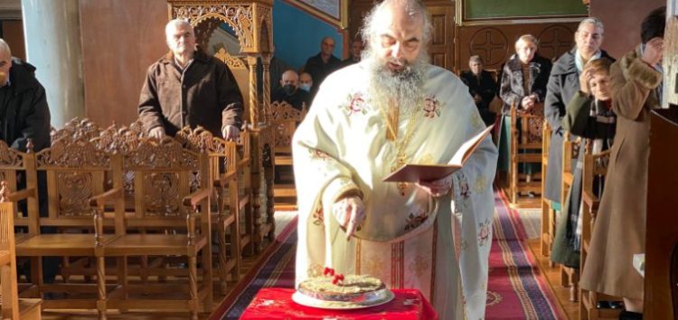 Κοπή βασιλόπιτας και ευχές του Εκκλησιαστικού Συμβουλίου του Ι.Ν. Αγίου Σπυρίδωνα Αχλάδας