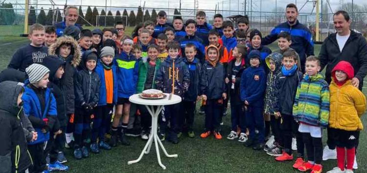 Κοπή πρωτοχρονιάτικης πίτας για την ακαδημία ποδοσφαίρου «Ελλάδα Φλώρινας»