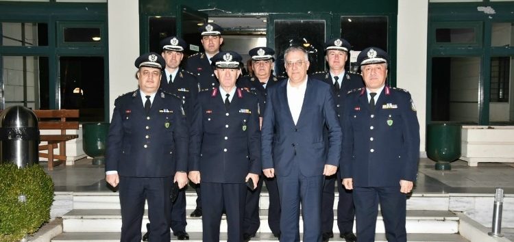 Επίσκεψη του Υπουργού Προστασίας του Πολίτη Τάκη Θεοδωρικάκου στη Γενική Περιφερειακή Αστυνομική Διεύθυνση Δυτικής Μακεδονίας