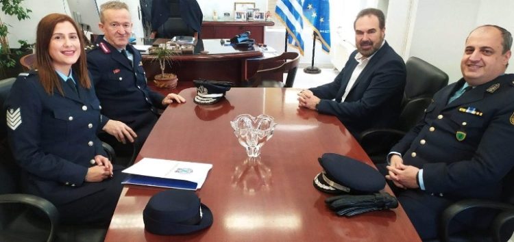 Εθιμοτυπική επίσκεψη του Γενικού Περιφερειακού Αστυνομικού Διευθυντή Δυτικής Μακεδονίας στον Αντιπεριφερειάρχη Π.Ε. Φλώρινας και στον Δήμαρχο Φλώρινας