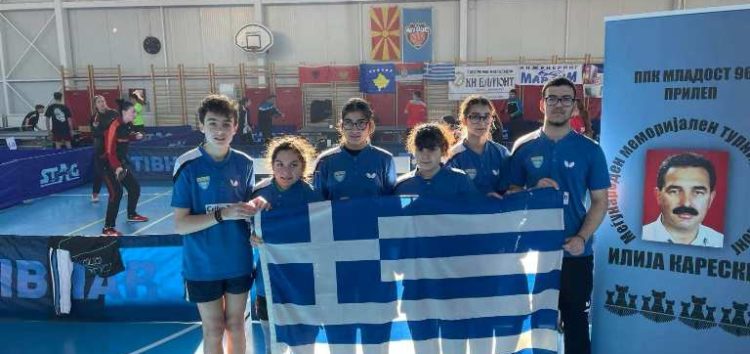 Έξι μετάλλια οι Σάρισες Φλώρινας σε τουρνουά επιτραπέζιας αντισφαίρισης νέων