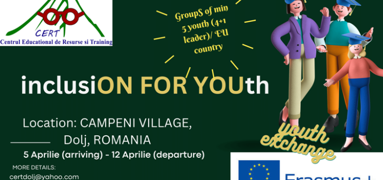 Πρόσκληση για συμμετοχή σε Ανταλλαγή Νέων Erasmus+ με τον ΟΕΝΕΦ στη Ρουμανία!
