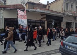 Κατάληψη και πορεία των φοιτητών της Σχολής Γεωπονίας Φλώρινας