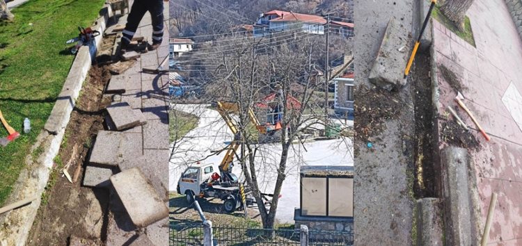 Τεχνικές εργασίες και παρεμβάσεις στην πόλη και σε κοινότητες από συνεργεία του Δήμου Φλώρινας (pics)
