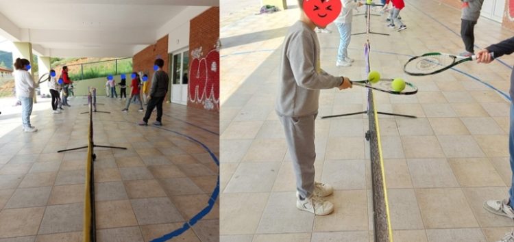 Πειραματικό Δημοτικό Σχολείο Φλώρινας: Γνωριμία με το άθλημα της αντισφαίρισης