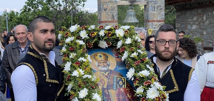 Εορτάζει και πανηγυρίζει το εξωκλήσι Αγίου Νικολάου Σκοπού (video, pics)