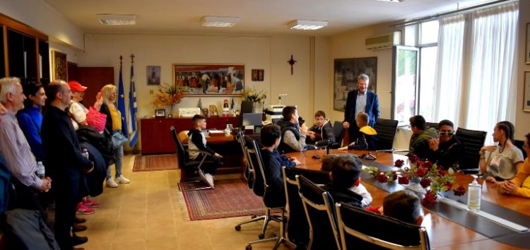 Συνάντηση του Αντιπεριφερειάρχη Φλώρινας Σωτήρη Βόσδου με μαθητές του 16ου Δημοτικού Σχολείου Θεσσαλονίκης (Κάτω Τούμπας)