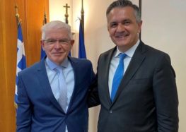 Συναντήσεις του Περιφερειάρχη Δυτικής Μακεδονίας Γ. Κασαπίδη με τον Υπηρεσιακό Υπουργό Αγροτικής Ανάπτυξης Γιώργο Τσακίρη και τον Πρόεδρο του ΕΛΓΑ Ανδρέα Λυκουρέντζο