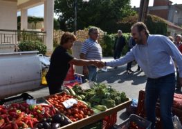 Τη λαϊκή αγορά Μελίτης επισκέφτηκε ο υποψήφιος Δήμαρχος Φλώρινας Βασίλης Γιαννάκης