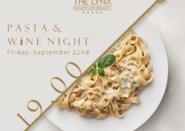 Pasta la Vista! Μια βραδιά με ιταλική φινέτσα και εκλεκτό κρασί στο The Lynx Mountain Resort