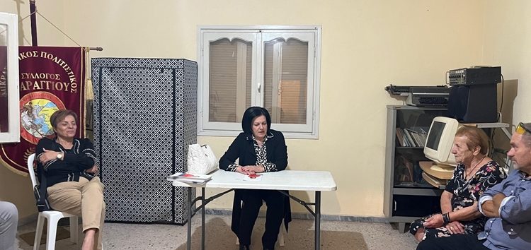 Την κοινότητα Φαραγγίου επισκέφτηκε η υποψήφια Δήμαρχος Αμυνταίου Συμέλα Γιαννιτσοπούλου