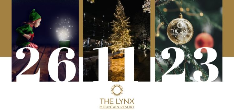 Άναμμα Χριστουγεννιάτικου Δέντρου στο The Lynx Mountain Resort