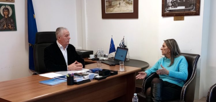 Εθιμοτυπική επίσκεψη στον Δήμαρχο Αμυνταίου πραγματοποίησε η Βουλευτής Πέτη Πέρκα