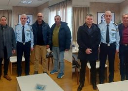 Εθιμοτυπική επίσκεψη των Ενώσεων Συνοριακών Φυλάκων Καστοριάς και Φλώρινας στον Γενικό Περιφερειακό Αστυνομικό Διευθυντή