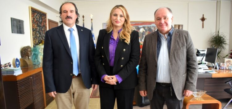 Συνάντηση της Συντονίστριας του Γραφείου του Πρωθυπουργού στη Θεσσαλονίκη Έλενας Σώκου με τον Αντιπεριφερειάρχη Φλώρινας Αθανάσιο Τάσκα