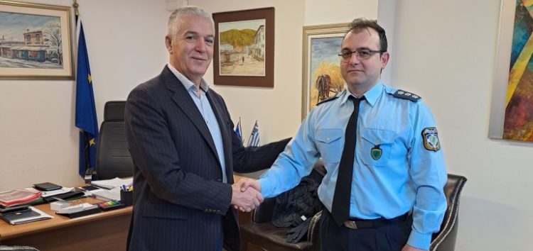 Εθιμοτυπική συνάντηση του Δημάρχου Αμυνταίου με τον Διοικητή του Αστυνομικού Τμήματος Αμυνταίου