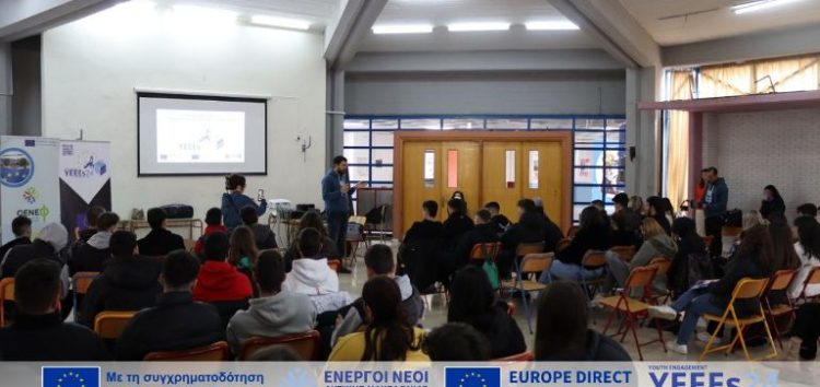 Ο ΟΕΝΕΦ στο 1ο ΕΠΑ.Λ Γρεβενών για την συμμετοχή των νέων στις Ευρωεκλογές (YEEEs24)